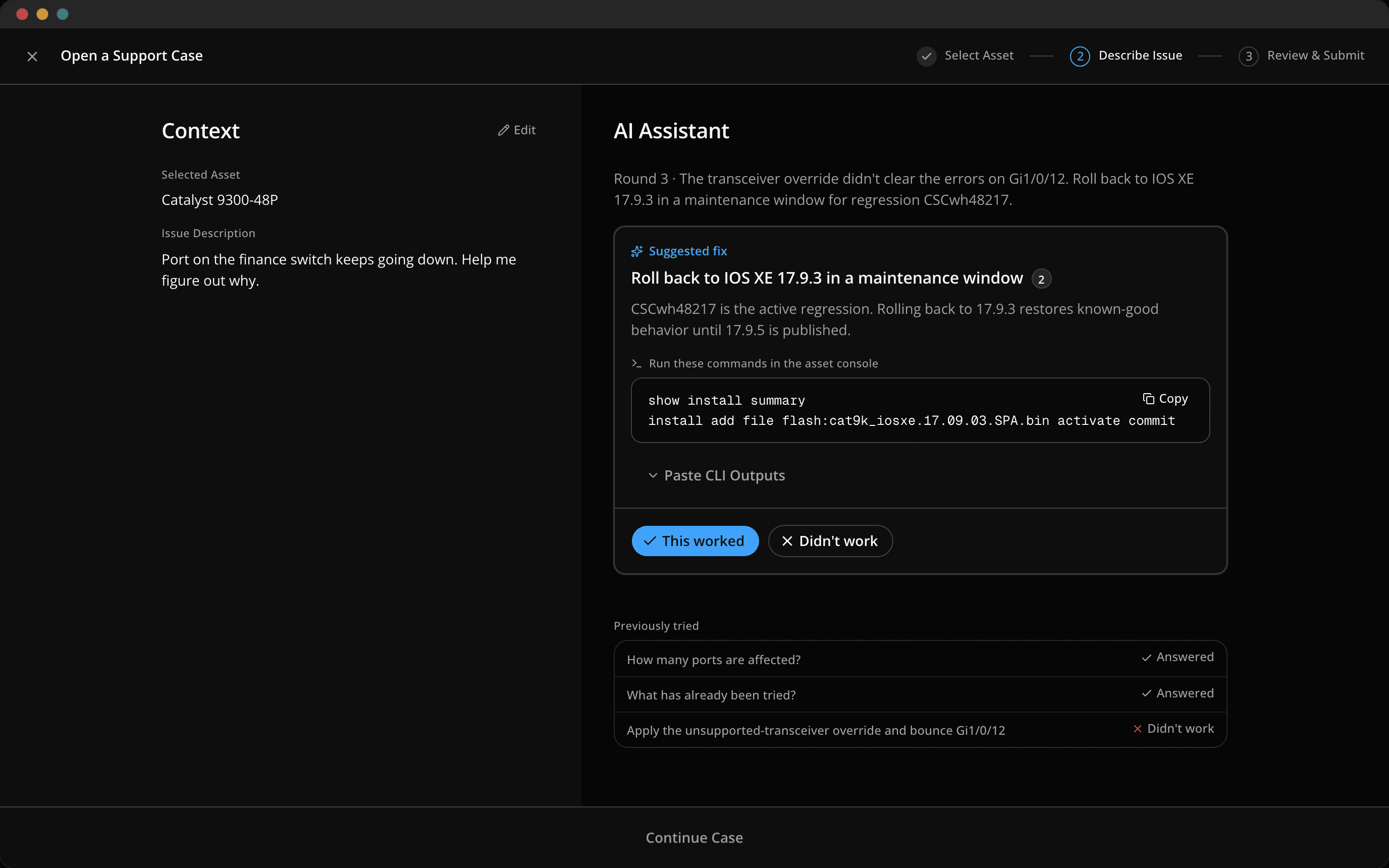 Self-Serve AI Support