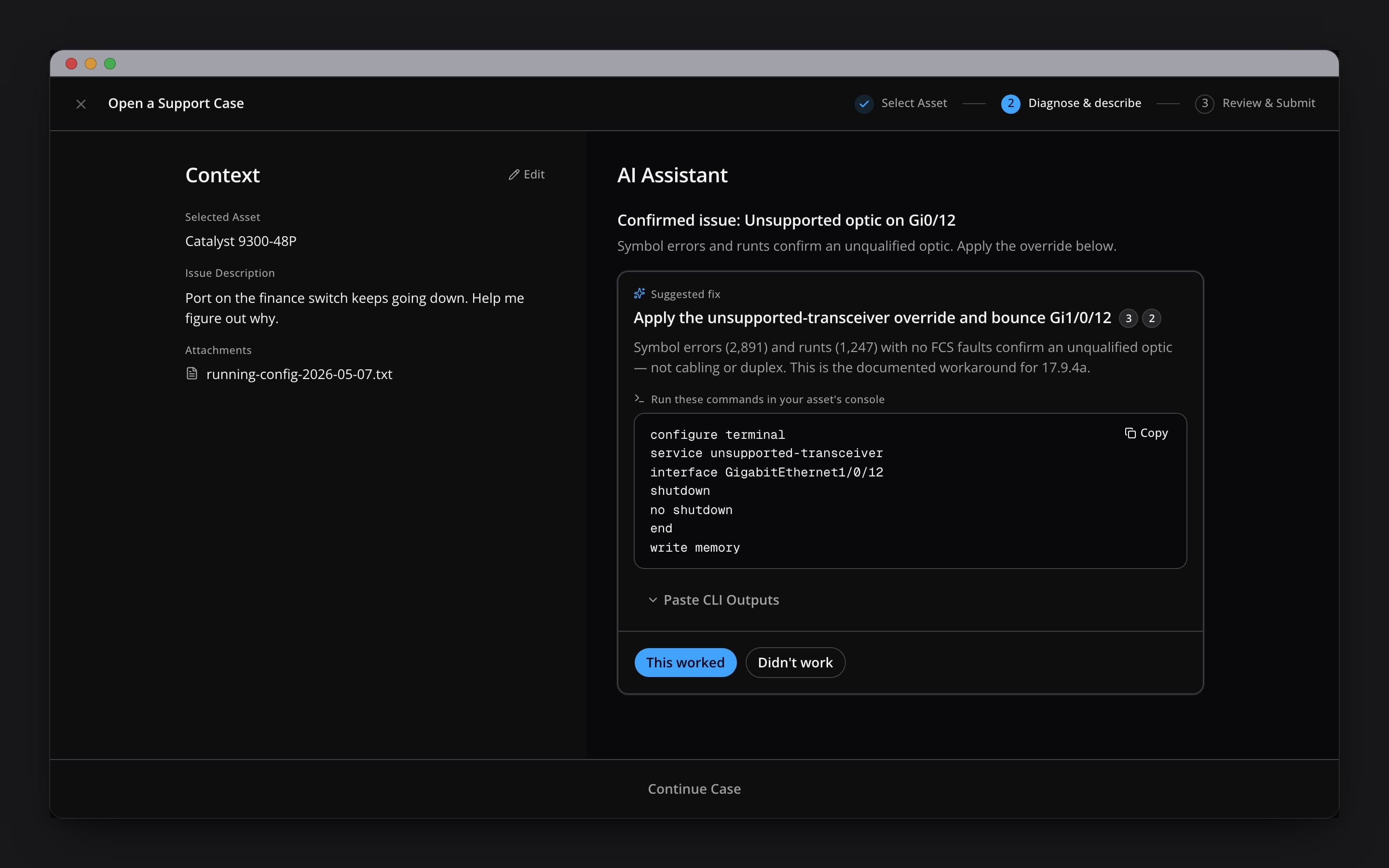 Self-Serve AI Support