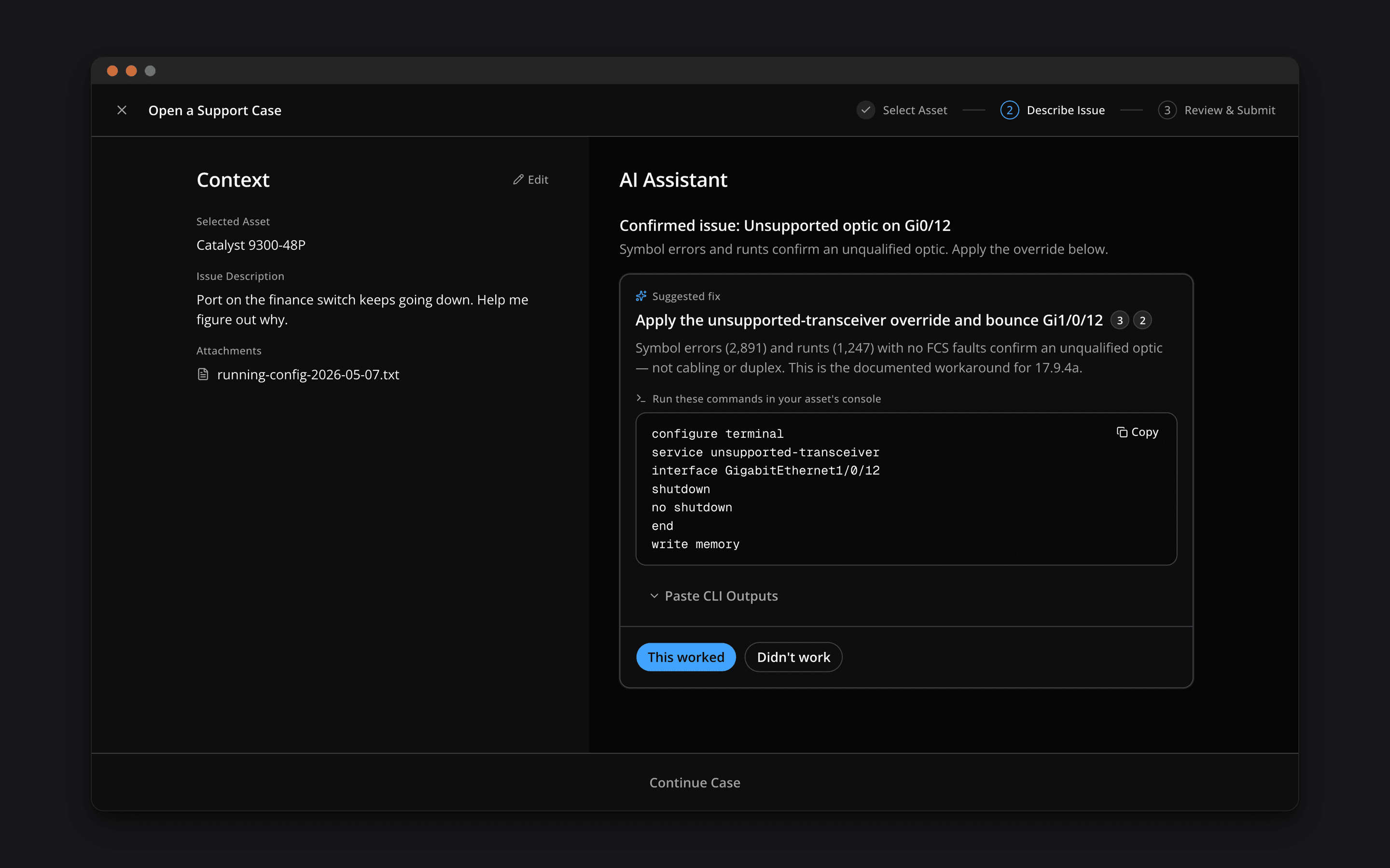 Self-Serve AI Support