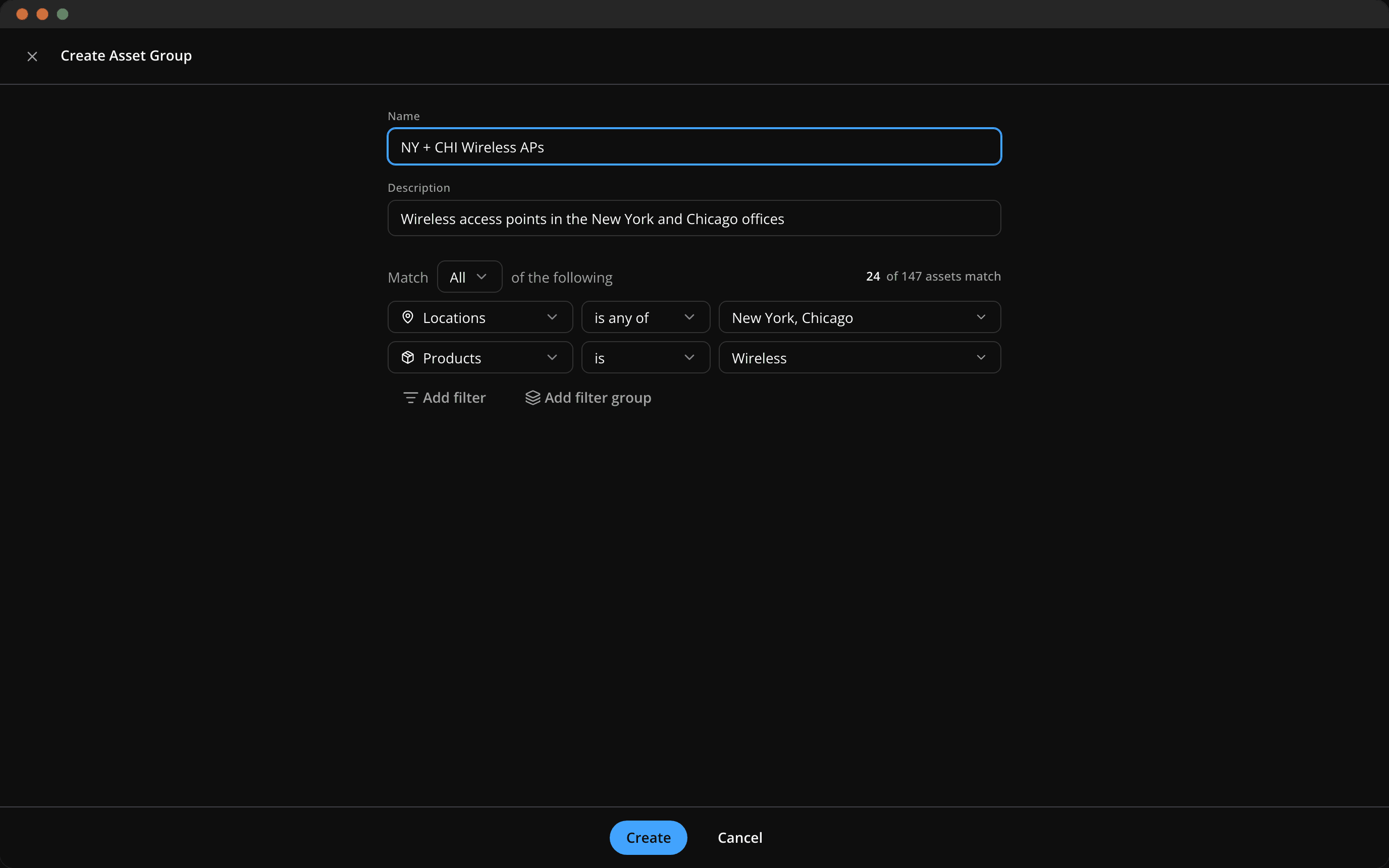 No-Code Filter Builder